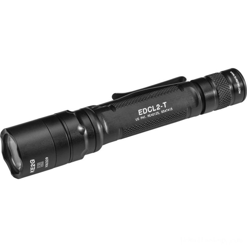 Sure EDCL2-T Dual-Output LED Everyday Carry Flashlight.