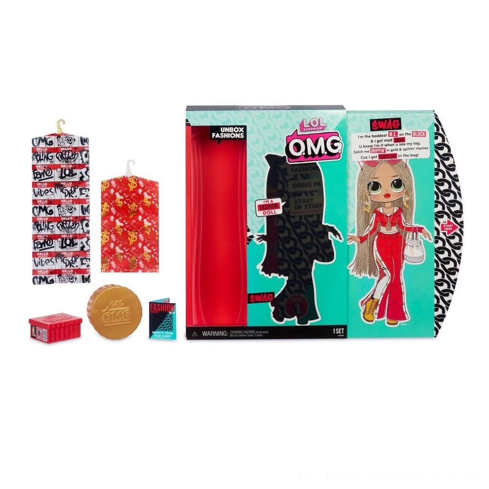 Cyber Week Sale - L.O.L Surprise! O.M.G. Festoon Fashion Trend Toy with 20 Surprises - Deal:£21[ima5089iw]