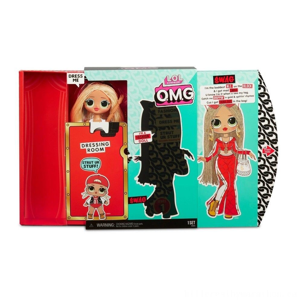 Holiday Shopping Event - L.O.L Surprise! O.M.G. Swag Style Dolly along with twenty Surprises - Deal:£20[nea5089ca]