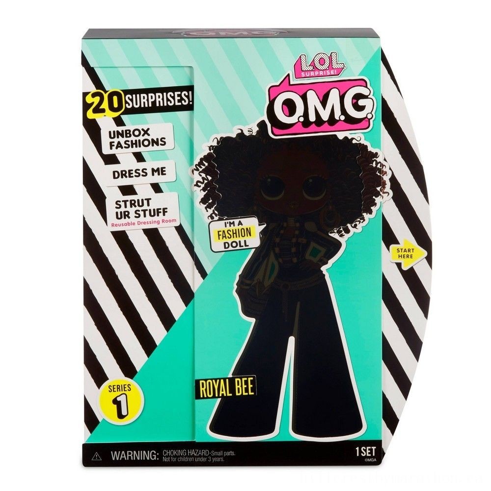 Halloween Sale - L.O.L Surprise! O.M.G. Royal  Style Toy along with 20 Unpleasant surprises - Clearance Carnival:£21