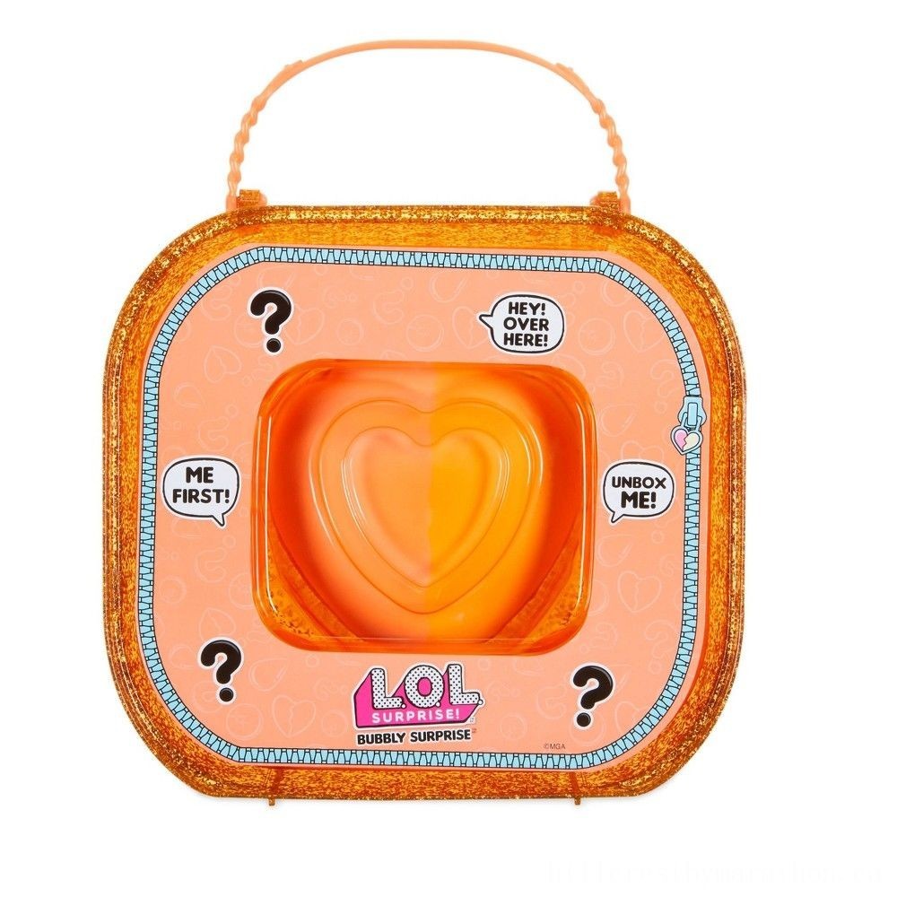 L.O.L Surprise! Bubbly Shock along with Exclusive Figure as well as Pet Dog - Orange