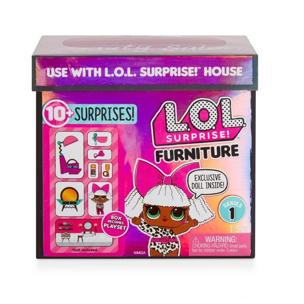 L.O.L Surprise! Household furniture with Beauty salon && Queen