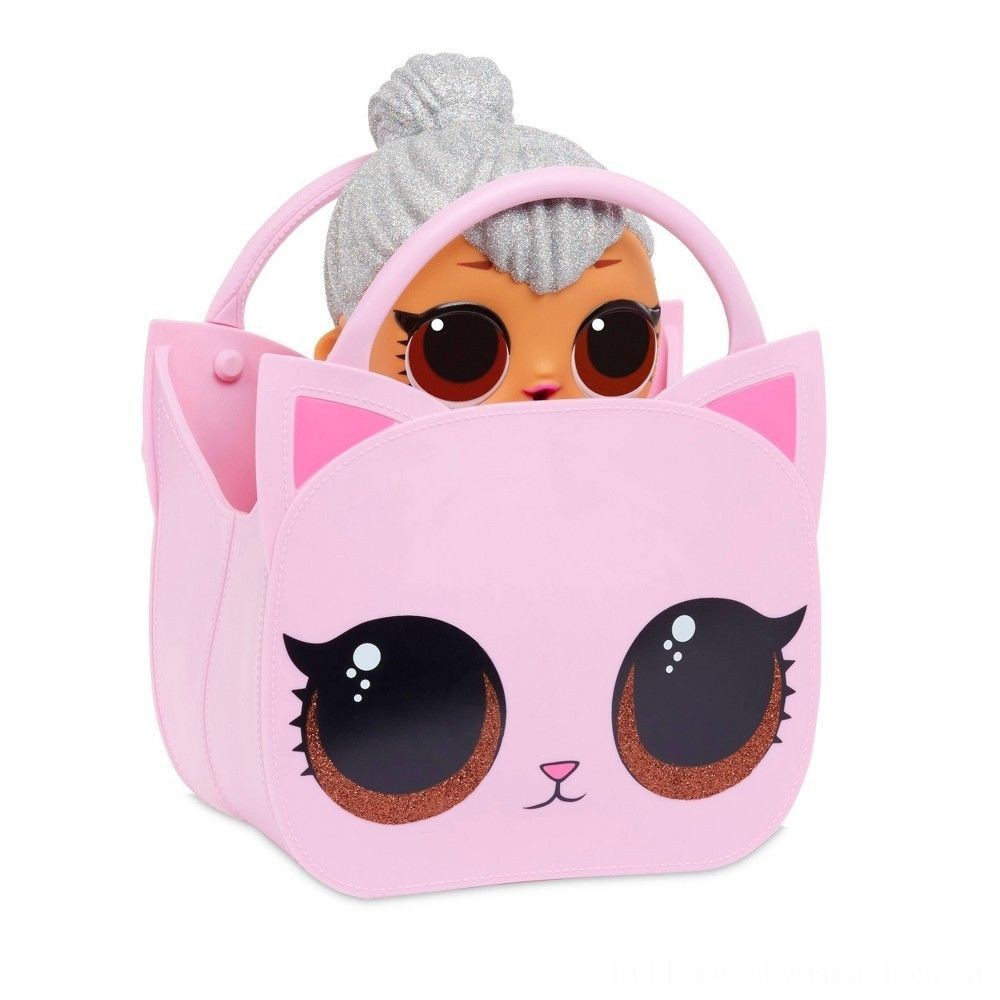 L.O.L Surprise! Ooh La La Baby Shock Lil Feline Queen with Handbag && Make-up Shocks