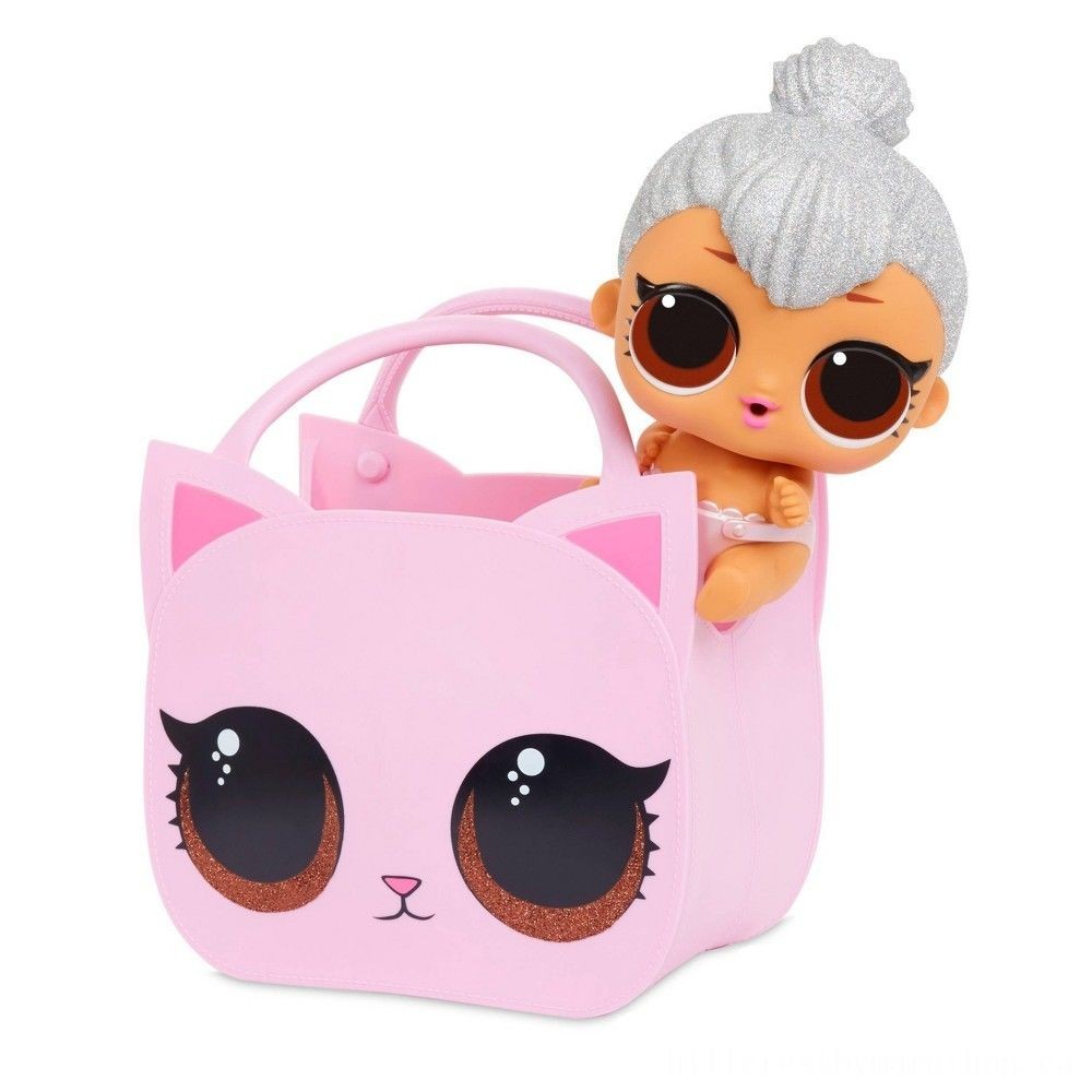 L.O.L Surprise! Ooh La La Child Surprise Lil Kitty Queen with Handbag && Make-up Shocks