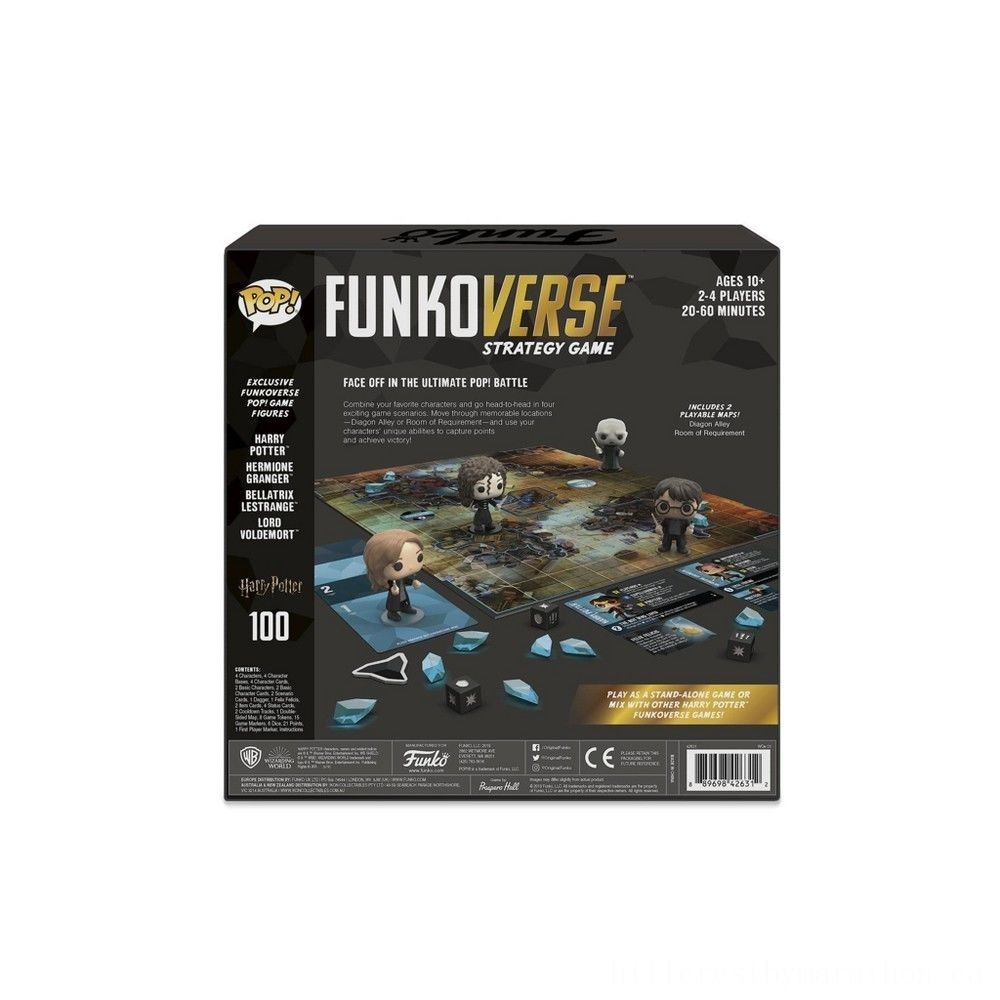 Click and Collect Sale - Funkoverse Parlor Game: Harry Potter # one hundred Base Prepare - Thrifty Thursday Throwdown:£29[cha5129ar]
