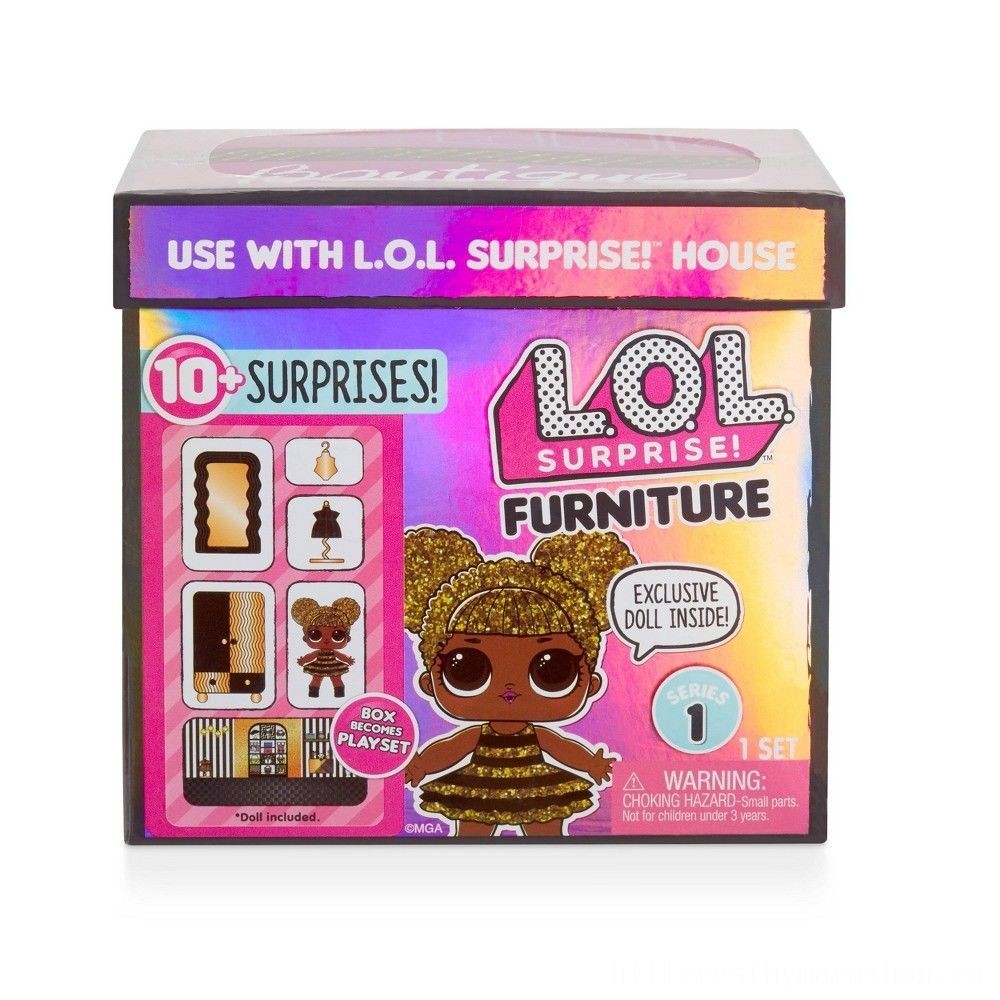 L.O.L Surprise! Furniture Store w/ Closet && Queen 