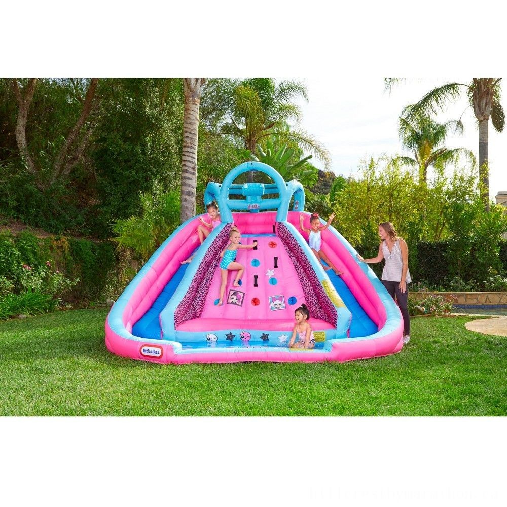 Distress Sale - L.O.L Surprise! Inflatable Stream Race Water Slide along with Blower, Kids Unisex - Liquidation Luau:£91[hoa5140ua]