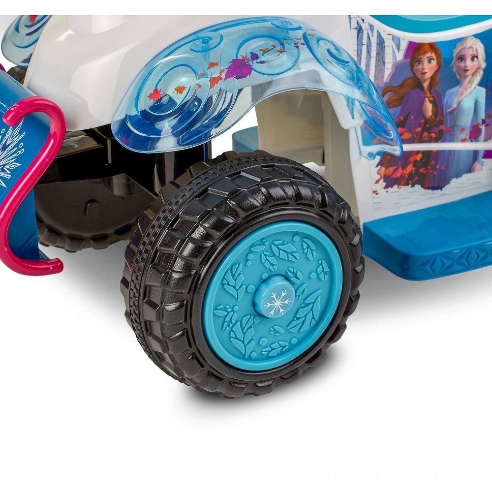 Going Out of Business Sale - Icy 2 Little One Trax Sing and Trip Kid 6V Quad - White - Frenzy:£46
