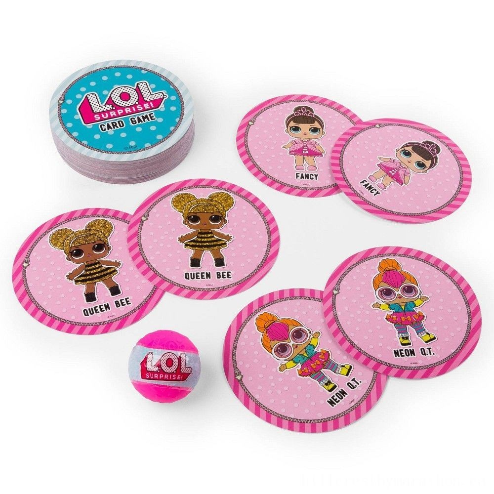 L.O.L Surprise! Racket Memory Card Game along with Add-on, Kids Unisex