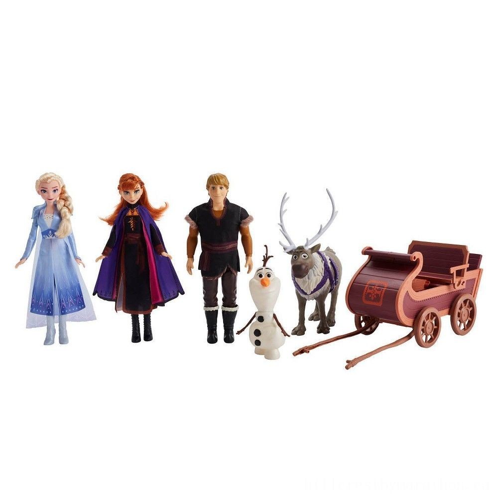 Half-Price Sale - Disney Frozen 2 Sledding Experiences Toy Load - Bonanza:£54[coa5162li]
