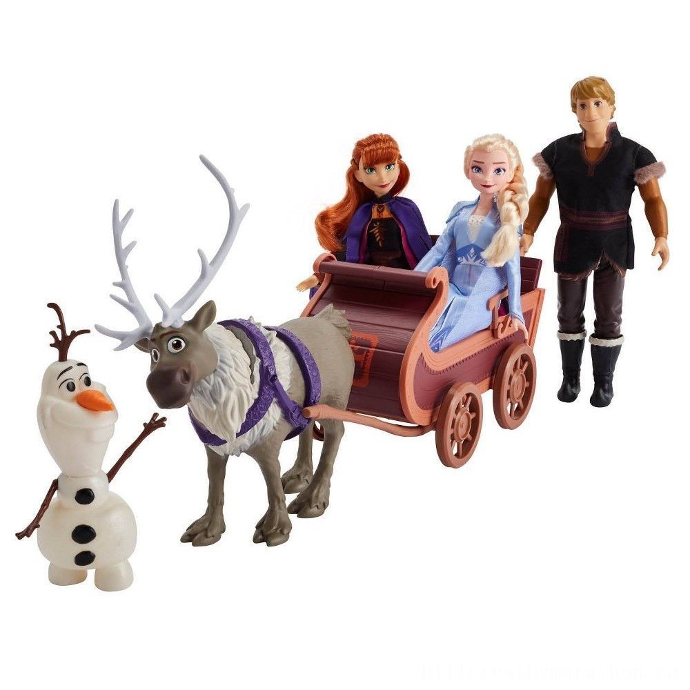 Disney Frozen 2 Sledding Adventures Figure Load