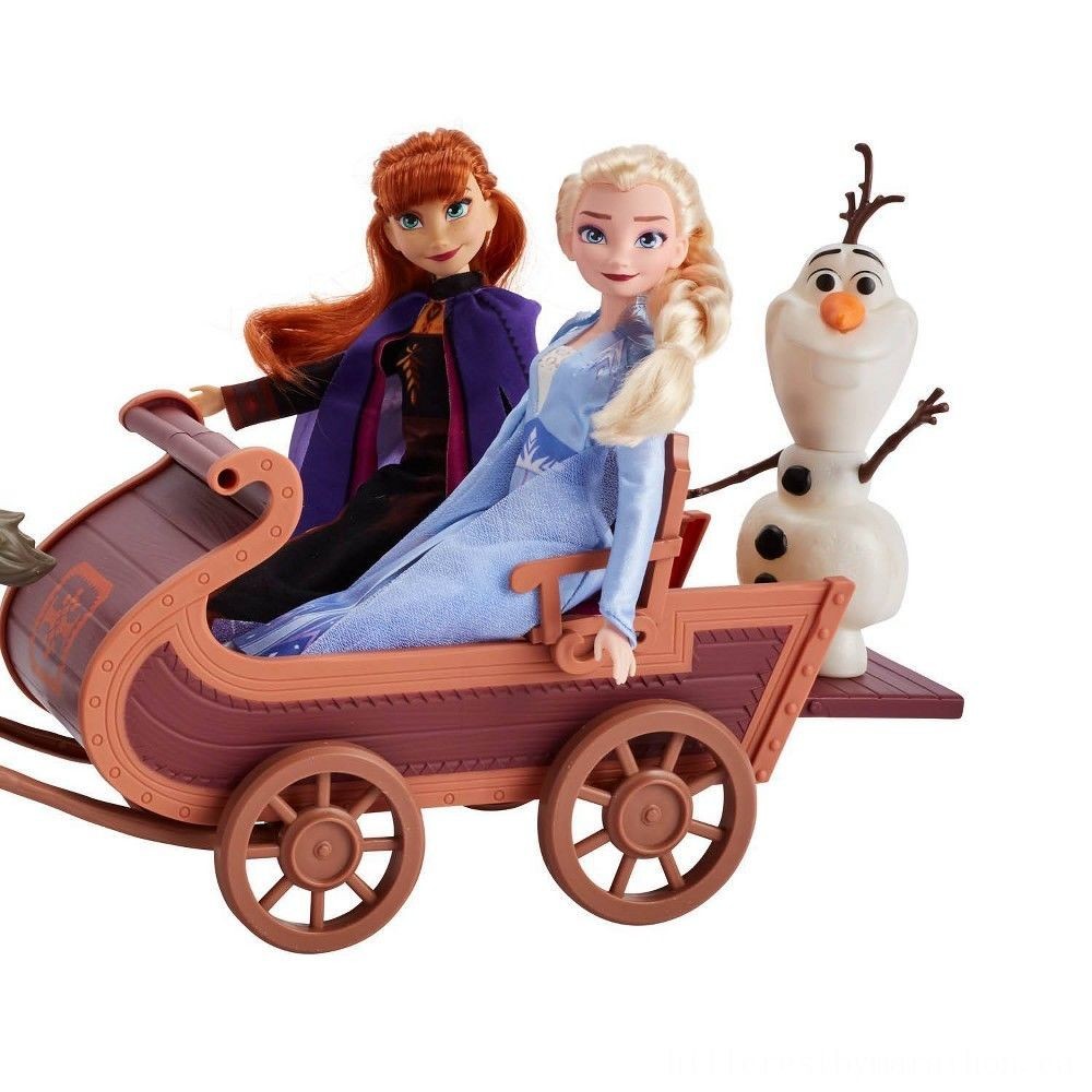 December Cyber Monday Sale - Disney Frozen 2 Sledding Adventures Figurine Pack - Blowout Bash:£54