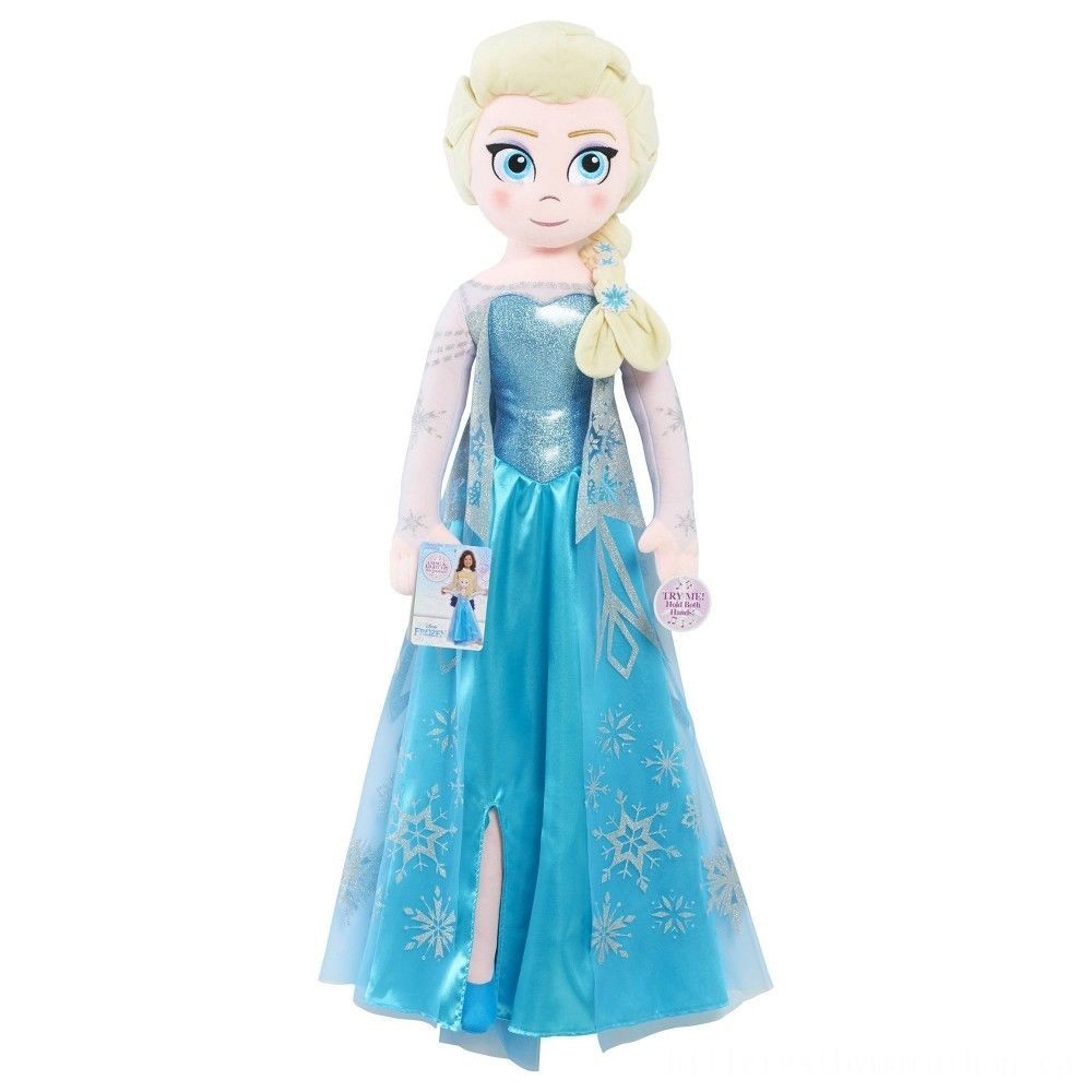 July 4th Sale - Disney Frozen Jumbo Vocal Elsa - Web Warehouse Clearance Carnival:£17