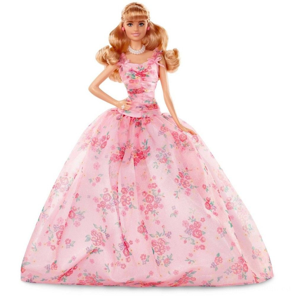 October Halloween Sale - Barbie Enthusiast Birthday Wishes Figurine - Fire Sale Fiesta:£17[jca5174ba]