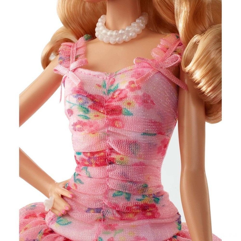 June Bridal Sale - Barbie Collection Agency Birthday Celebration Wishes Figure - Two-for-One Tuesday:£18[bea5174nn]