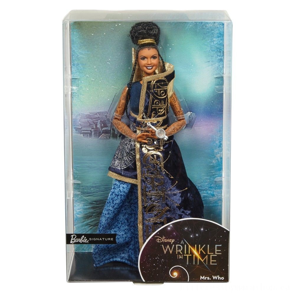 Disney Barbie Collector A Wrinkle on time Mrs. That Dolly