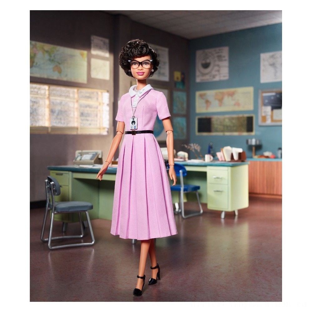 Barbie Enthusiast Inspiring Women Set Katherine Johnson Figurine