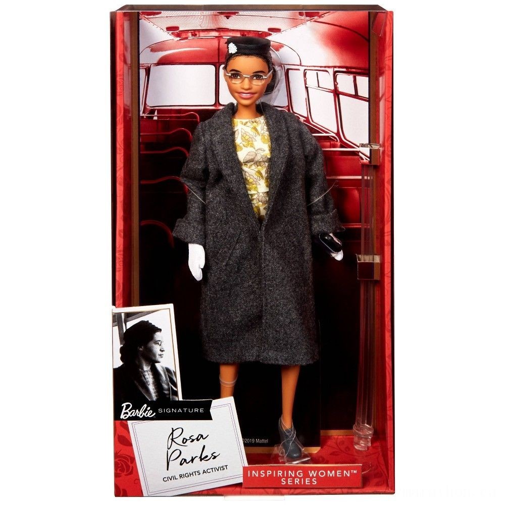 Barbie Trademark Inspiring Female Series Rosa Parks Debt Collector Figure