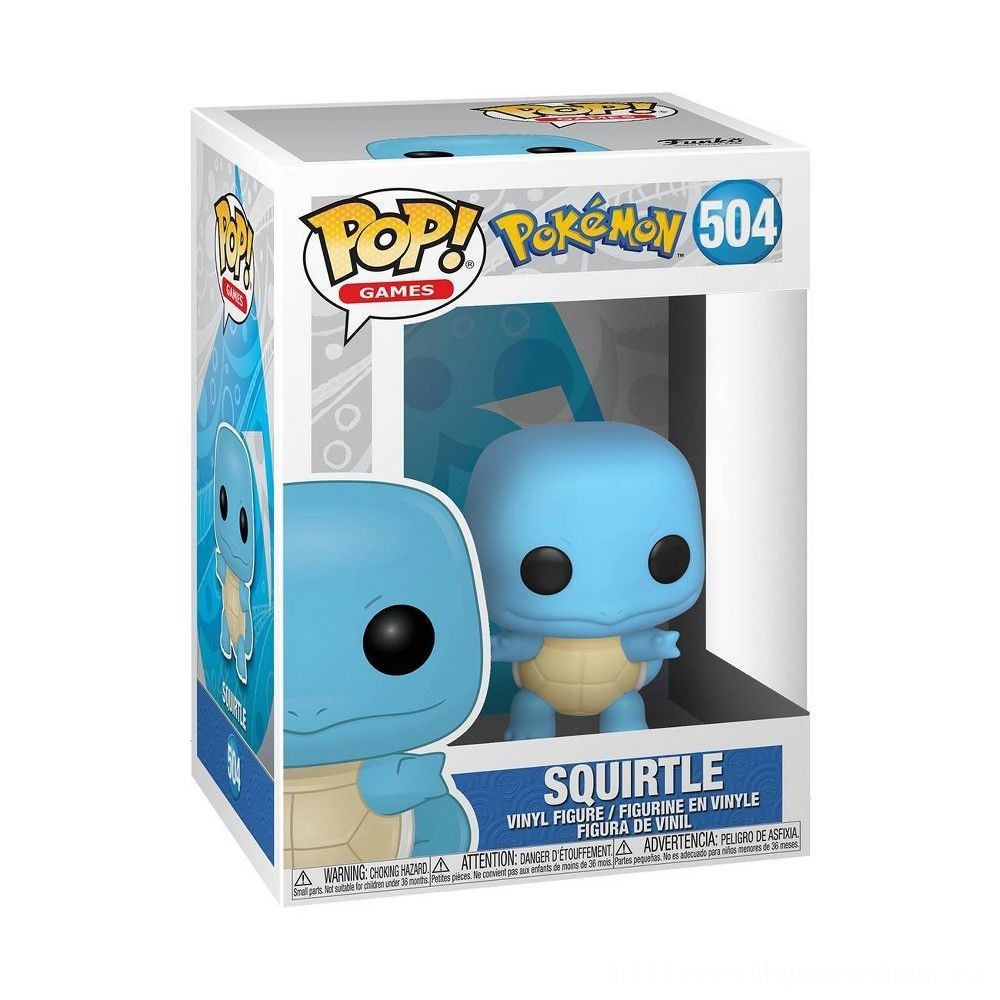 Price Crash - Funko stand out! Games: Pokemon - Squirtle - Internet Inventory Blowout:£7