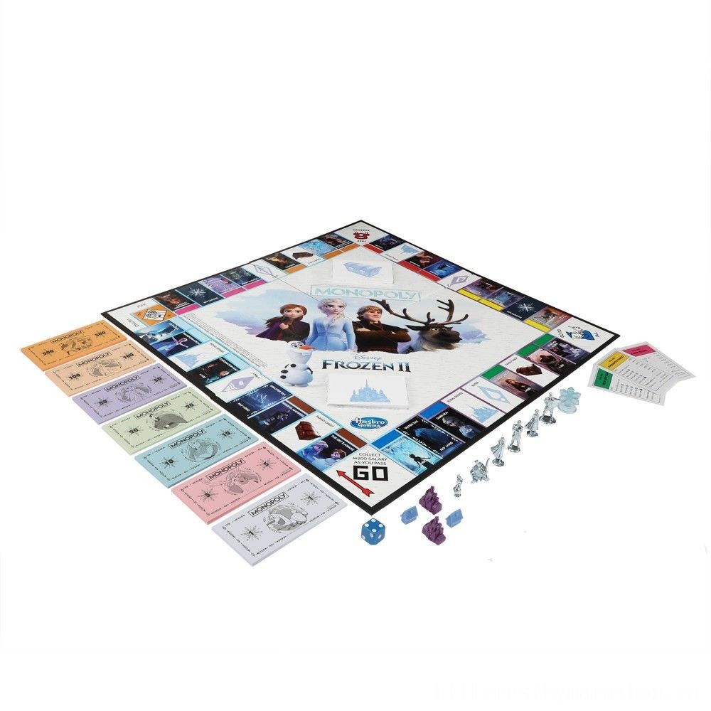 Monopoly Game: Disney Frozen 2 Version Parlor Game