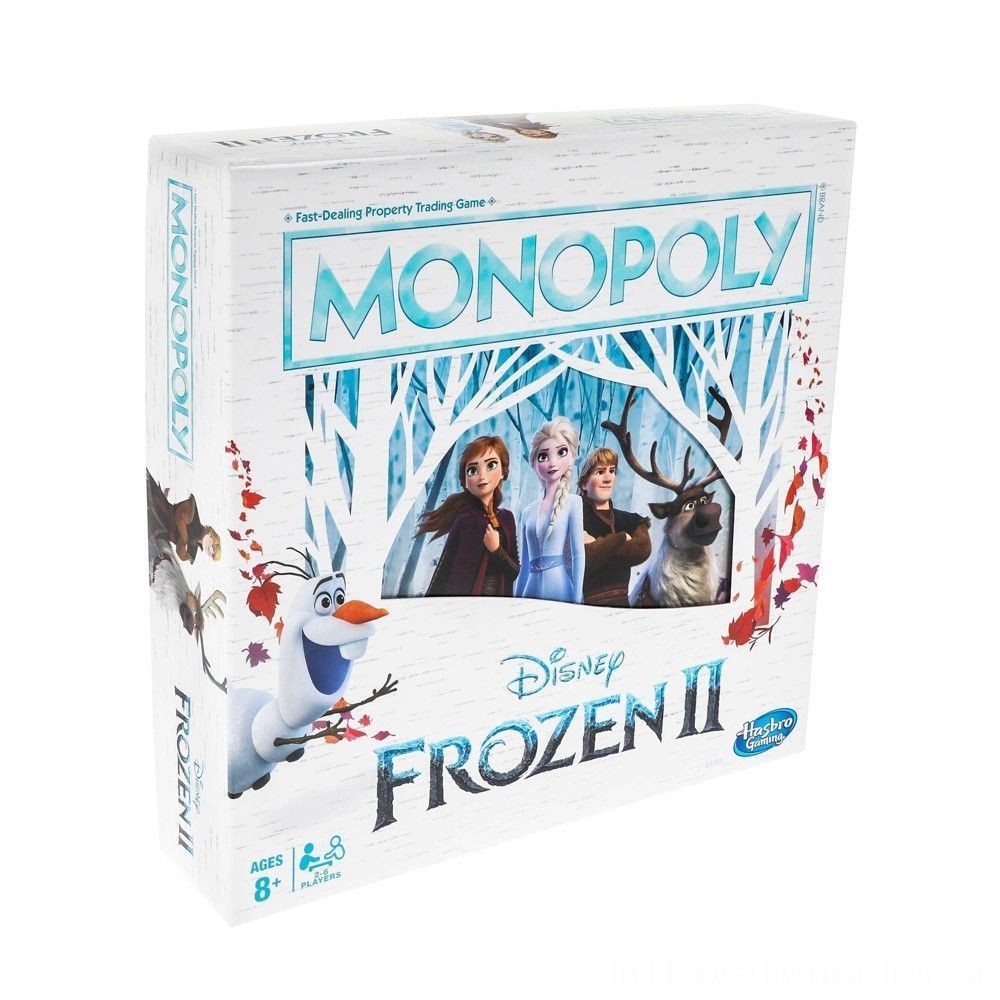 Monopoly Video Game: Disney Frozen 2 Version Parlor Game