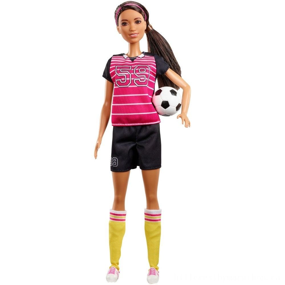 Weekend Sale - Barbie Careers 60th Anniversary Sportsmen Figurine - Reduced-Price Powwow:£6