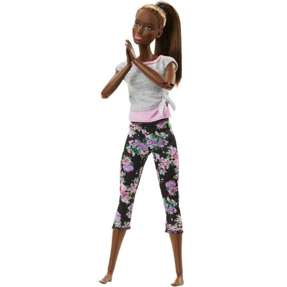 November Black Friday Sale - Barbie Made To Relocate Doing Yoga Nikki Doll - President's Day Price Drop Party:£9[ala5215co]