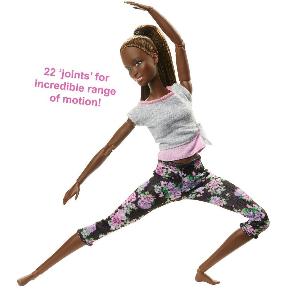 Year-End Clearance Sale - Barbie Made To Move Yoga Exercise Nikki Toy - Online Outlet Extravaganza:£9
