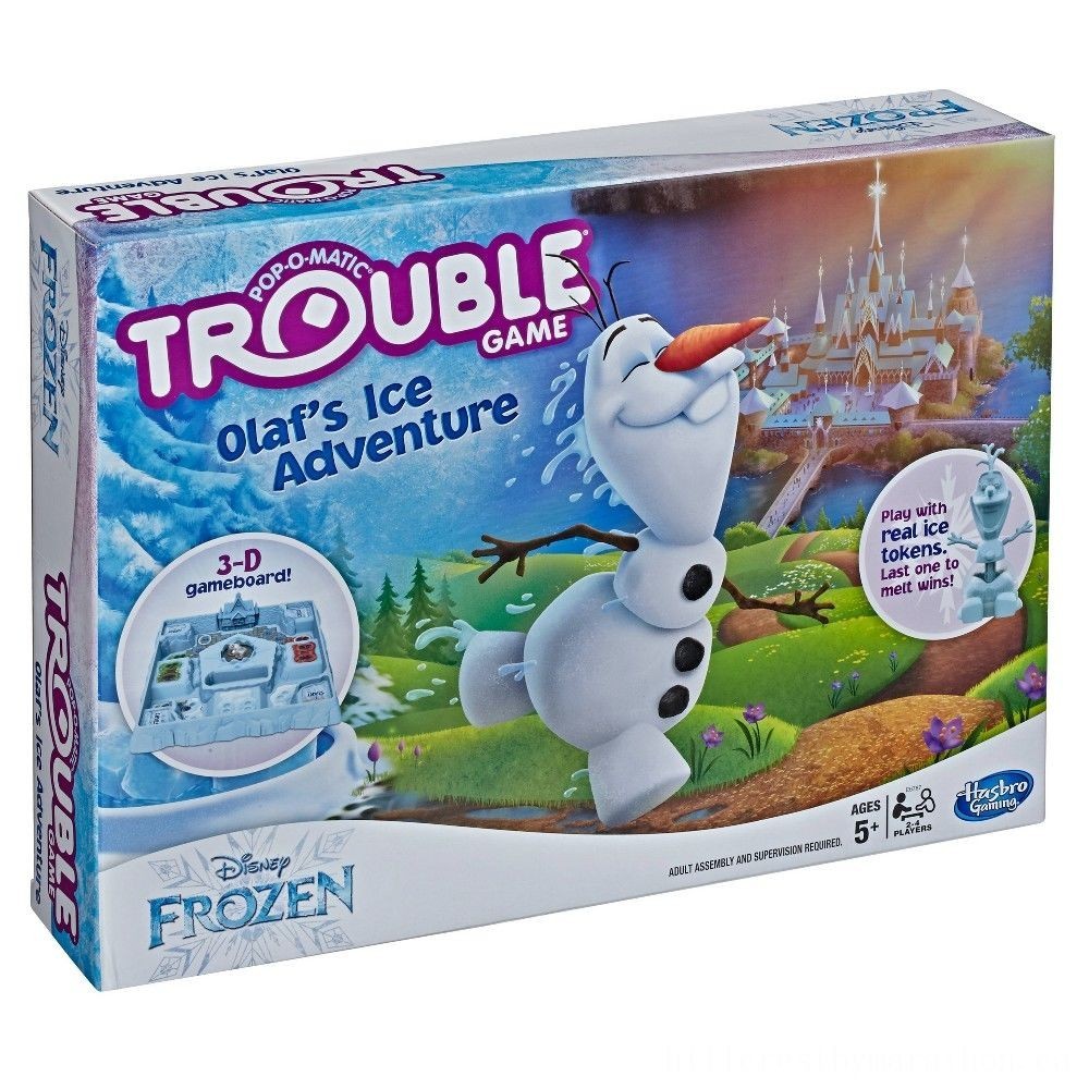 Trouble Disney Frozen Olaf's Ice Adventure Game
