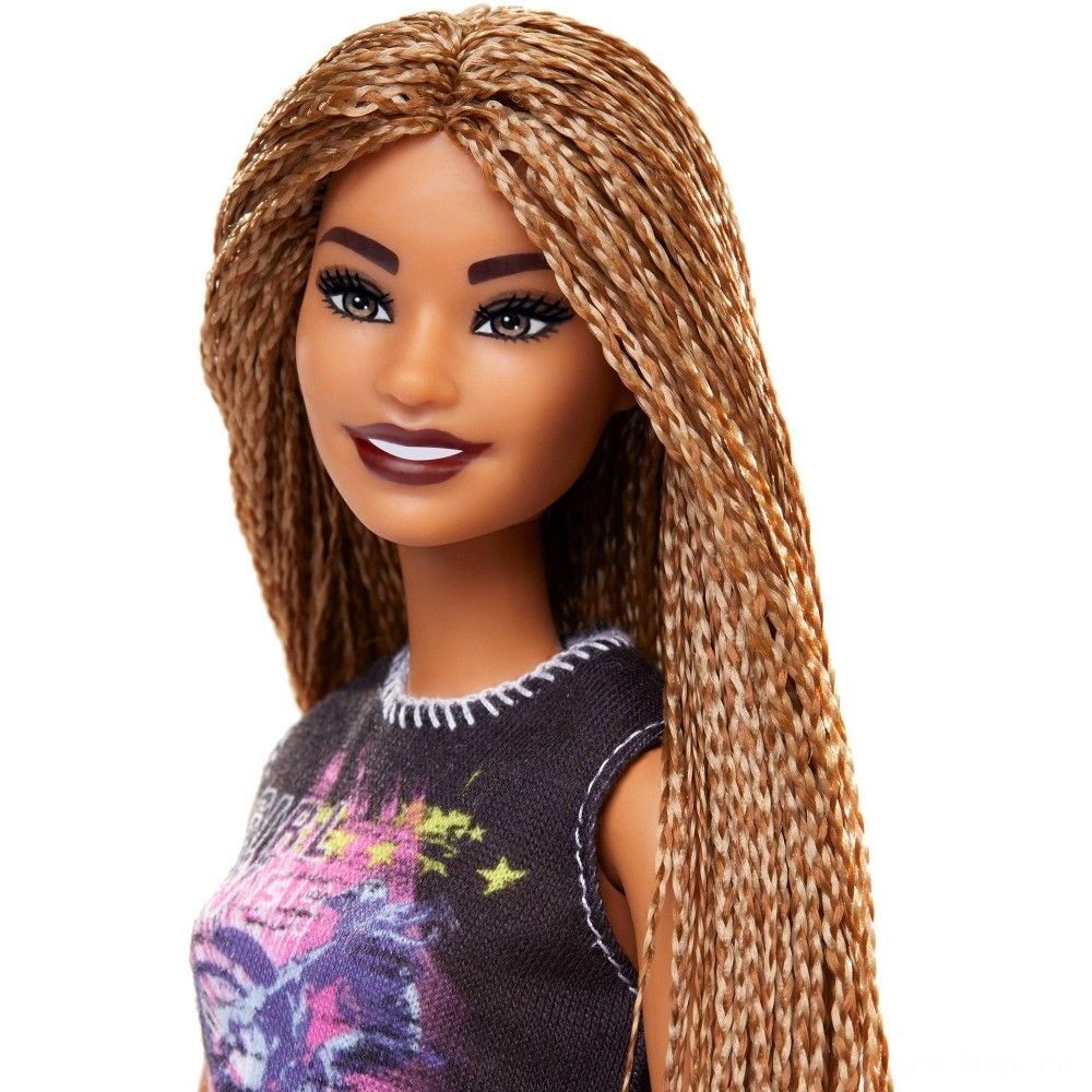 Price Drop Alert - Barbie Fashionistas Doll # 123 Woman Electrical Power Tee - Closeout:£5[coa5227li]