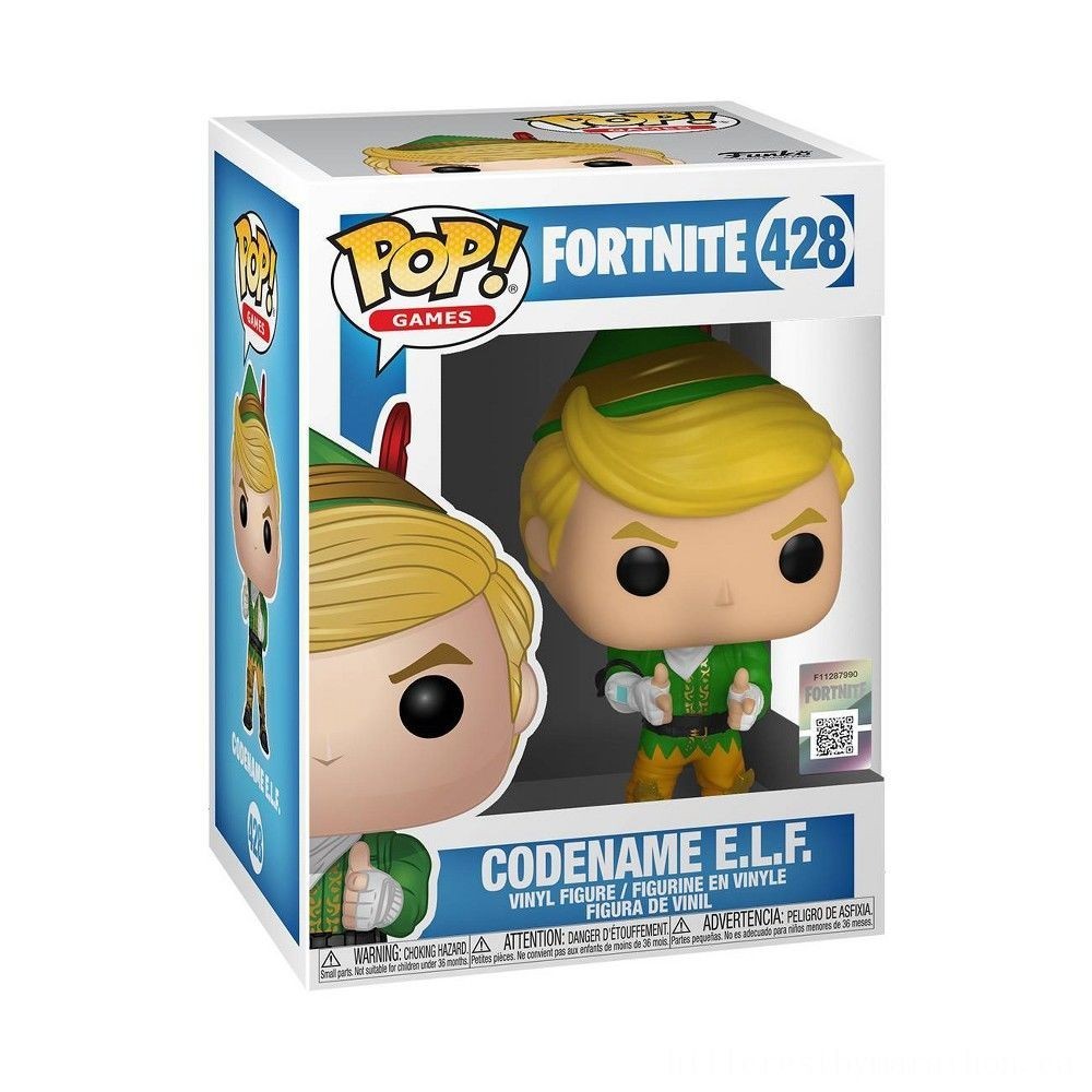 June Bridal Sale - Funko stand out! Gamings: Fortnite S1 - Codename E.L.F - Weekend:£6