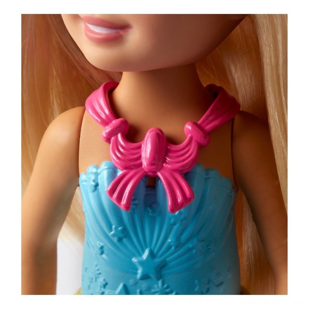 Barbie Dreamtopia Chelsea Dolly and also Fashions