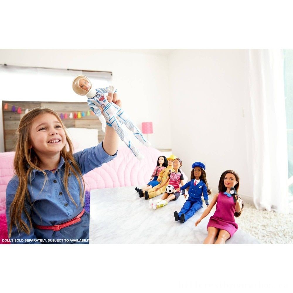 Barbie Careers 60th Anniversary Rocketeer Figurine
