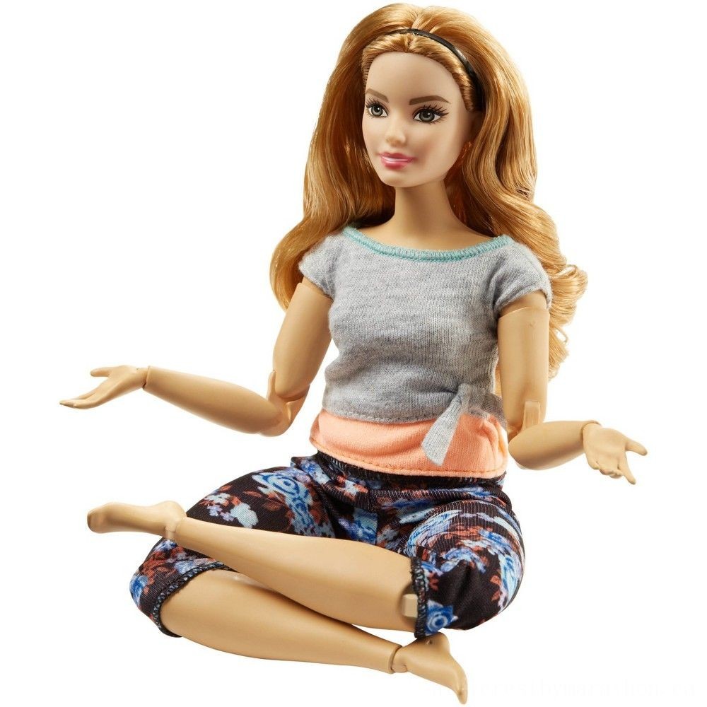 Super Sale - Barbie Made To Relocate Doll - Floral Mango - Weekend:£9[laa5247co]