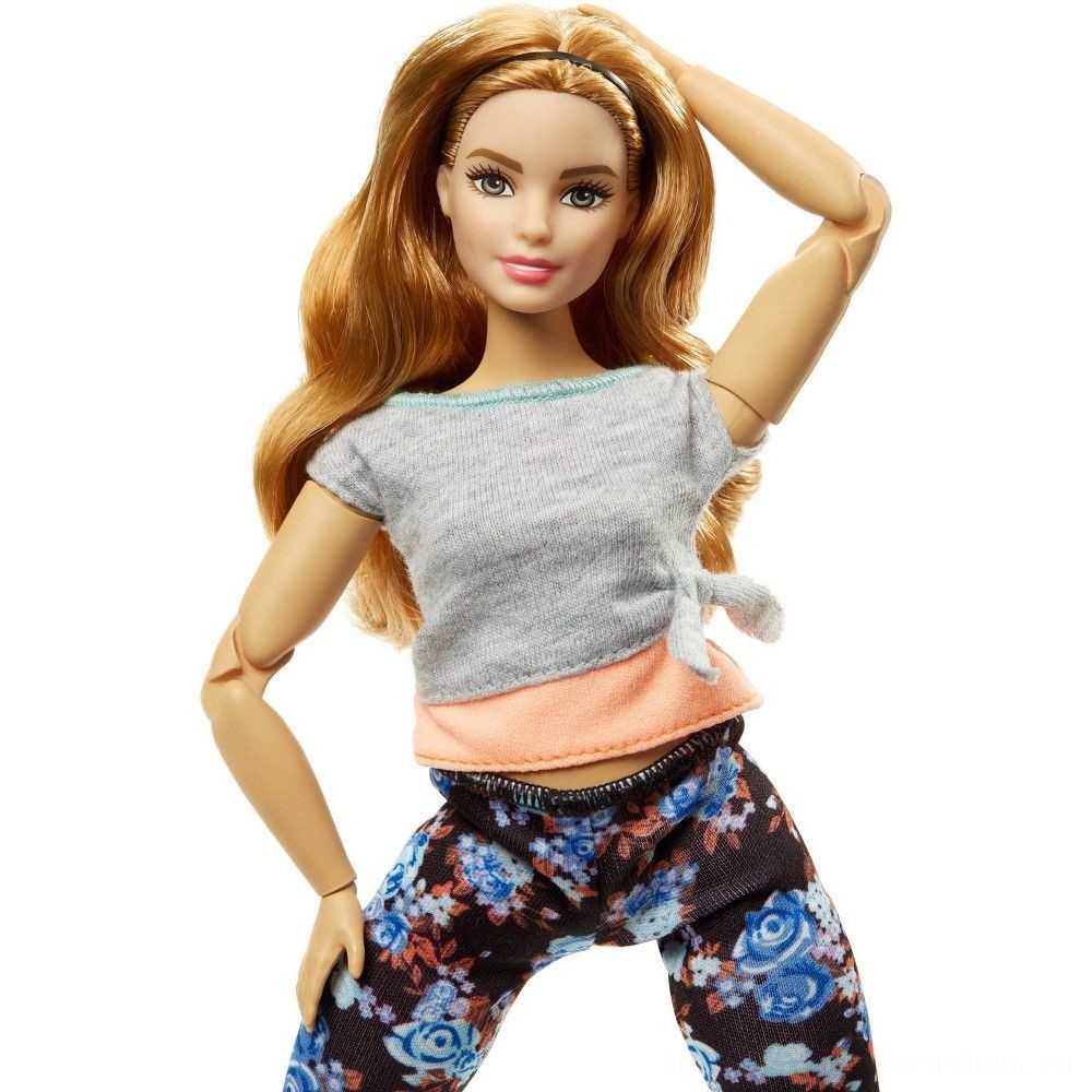 Super Sale - Barbie Made To Relocate Doll - Floral Mango - Weekend:£9[laa5247co]