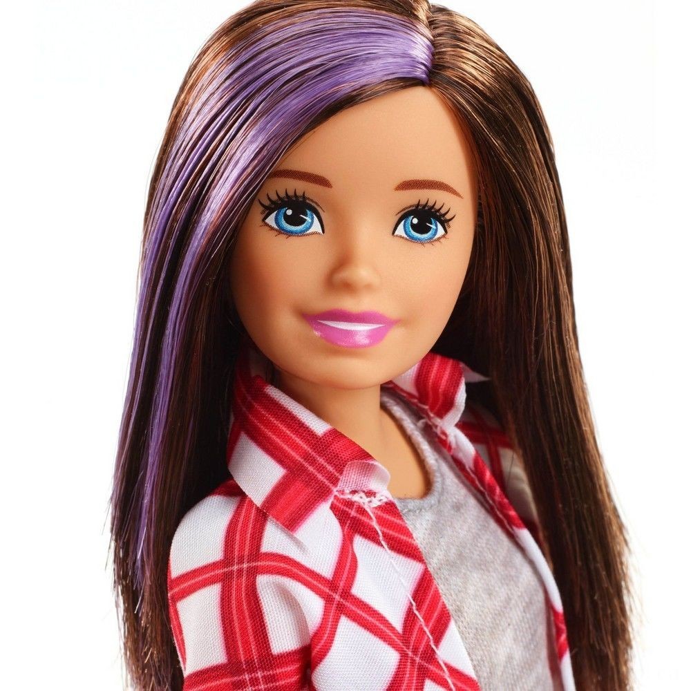 Doorbuster Sale - Barbie Travel Skipper Figurine - Reduced-Price Powwow:£11