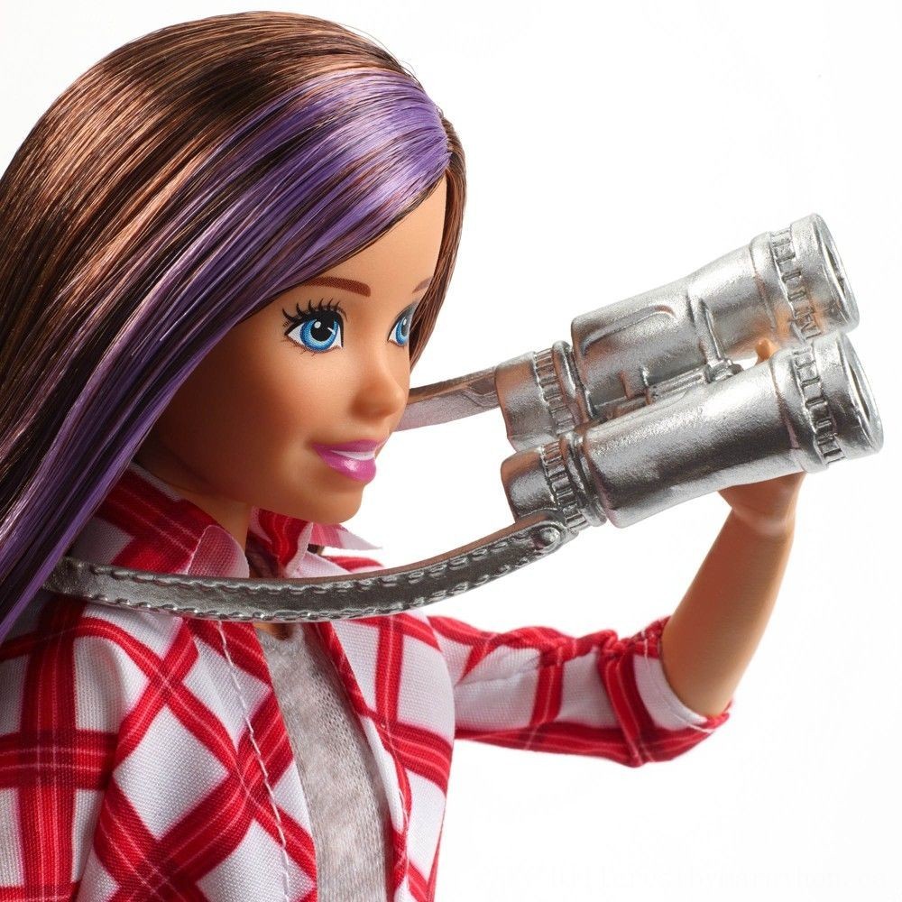 Up to 90% Off - Barbie Traveling Captain Figurine - Get-Together Gathering:£11