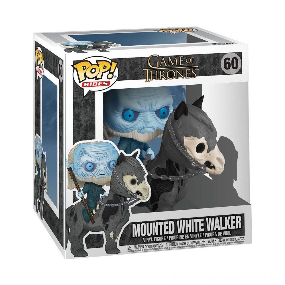 Funko POP! Rides: Video Game of Thrones - White Walker on Steed