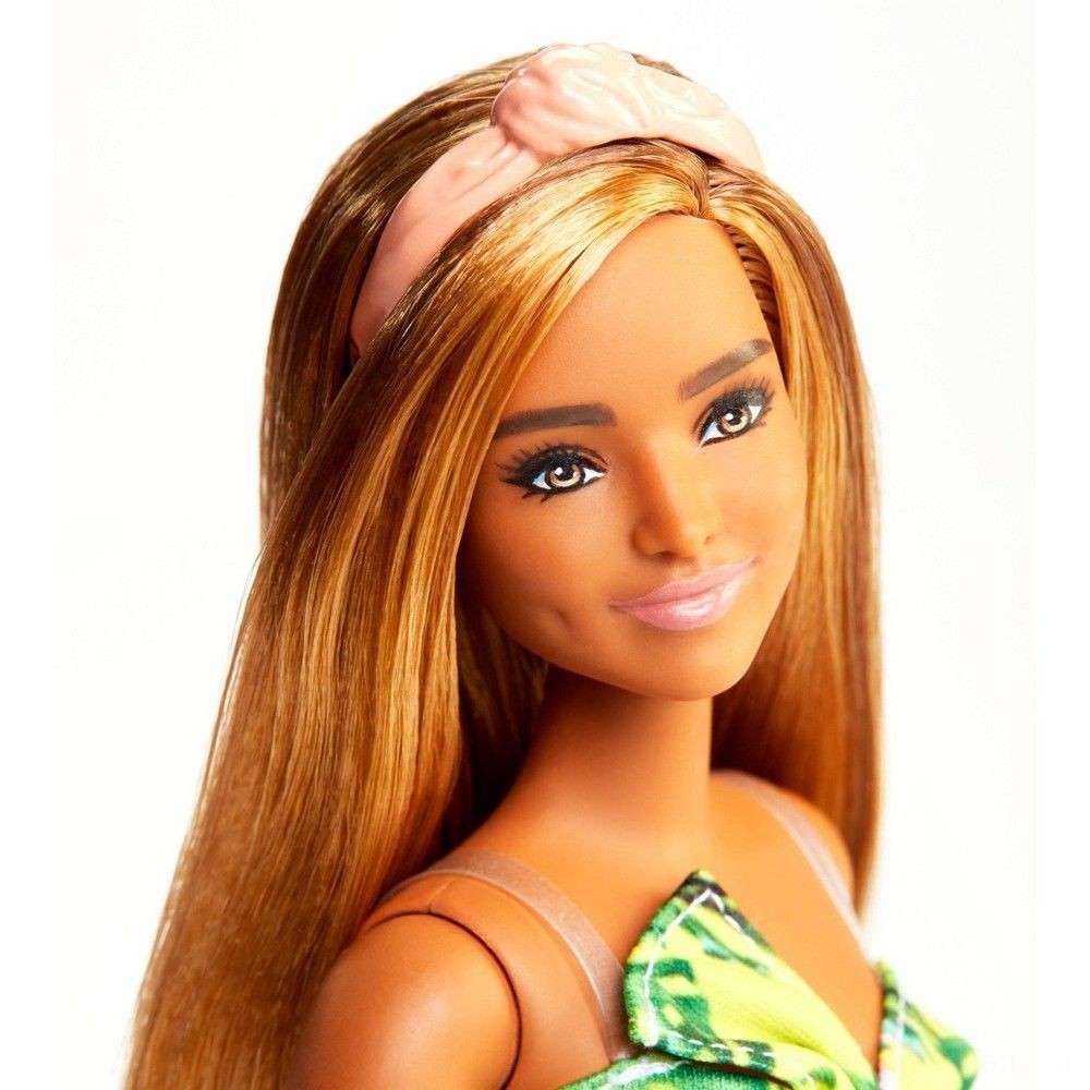 Barbie Fashionistas Figure # 126 Forest Dress