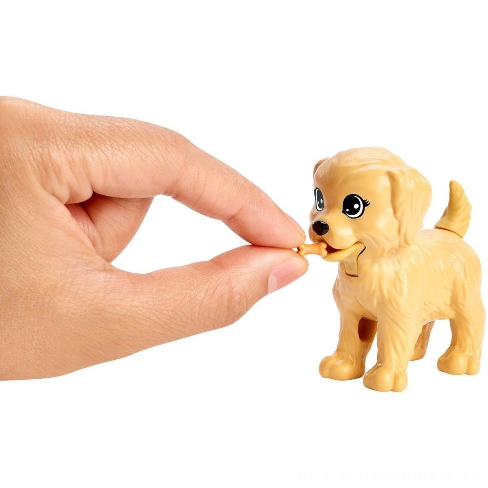 Barbie Doggy Childcare Figure && Dogs