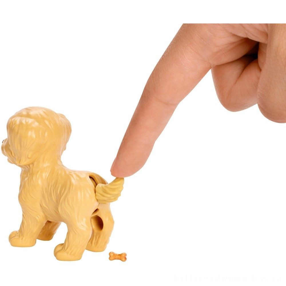 Liquidation - Barbie Dog Daycare Figurine &&    Family pets - Get-Together Gathering:£16