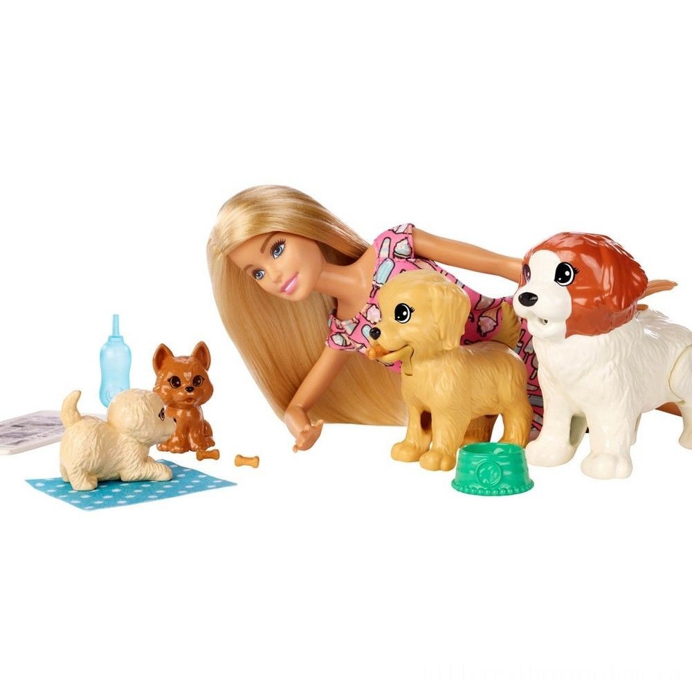 Barbie Doggy Day Care Toy && Pet dogs
