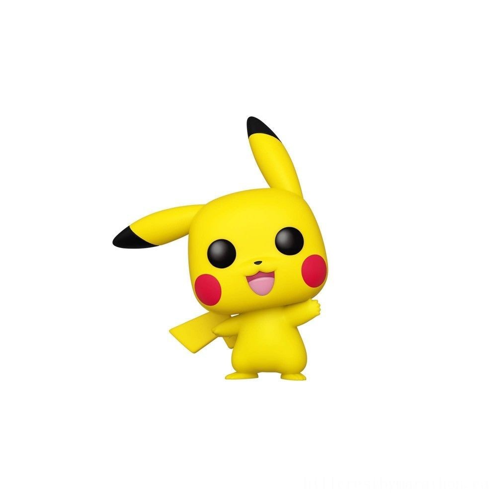 Late Night Sale - Funko stand out! Gamings: Pokemon - Pikachu (Waving) - Spectacular Savings Shindig:£5
