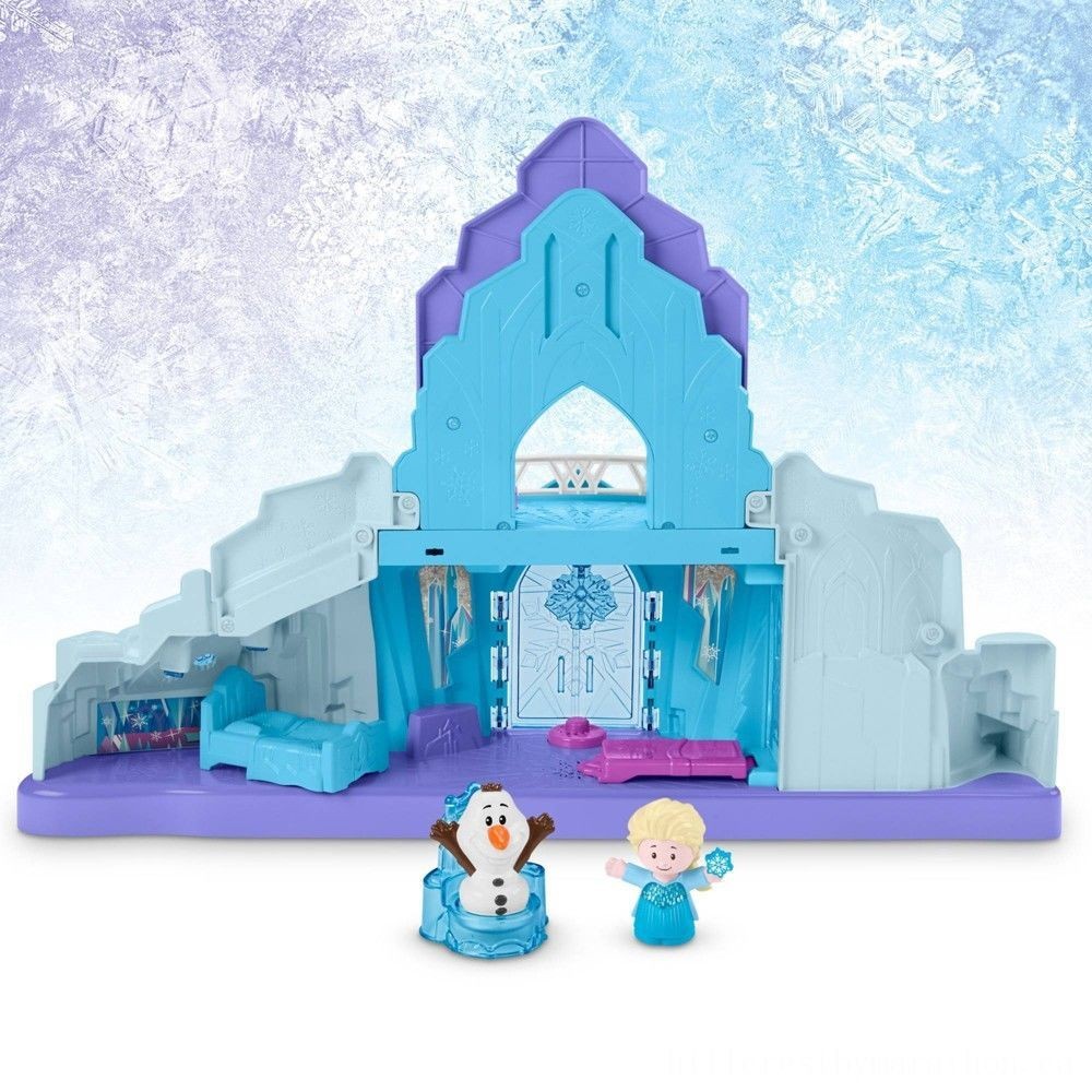 Summer Sale - Fisher-Price Little People Disney Frozen Elsa's Ice Royal residence - Sale-A-Thon Spectacular:£30