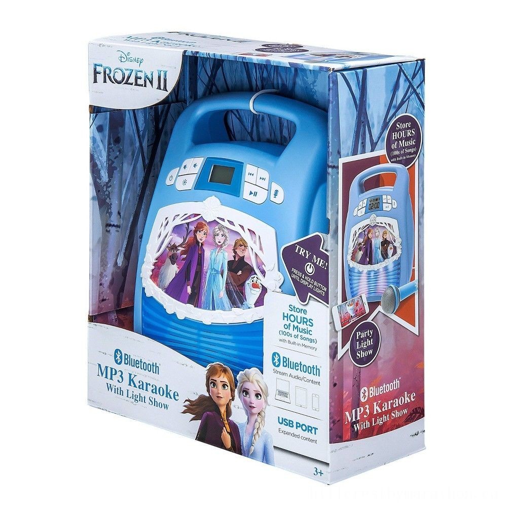 Disney Frozen 2 MP3 Karaoke Sound-and-light Show along with Microphone