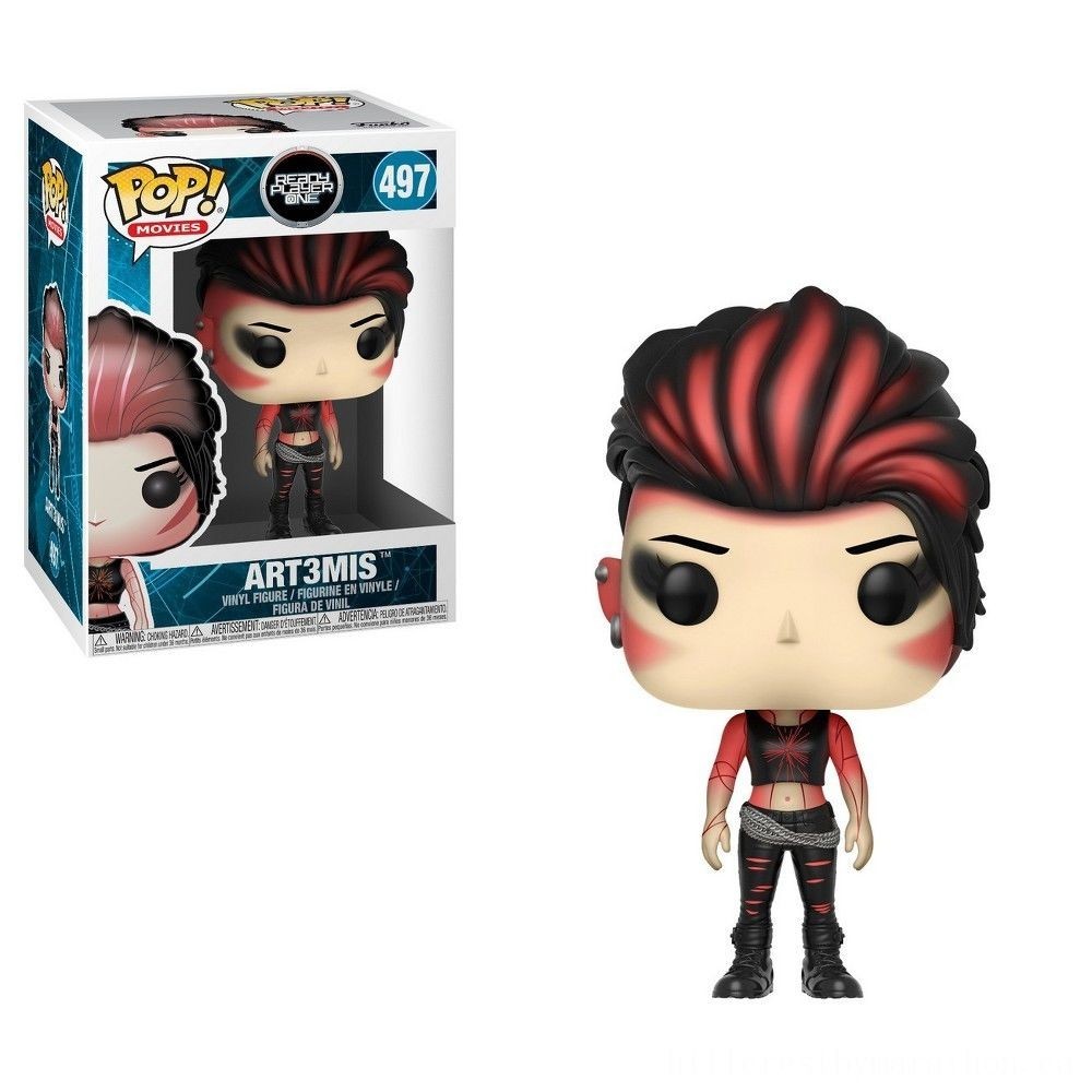 Funko stand out! Flicks: Prepared Gamer One - Art3mis