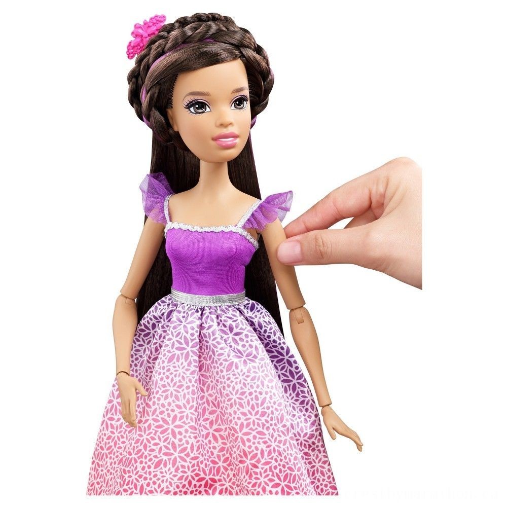 Exclusive Offer - Barbie Dreamtopia Princess Or Queen 17&&   quot; Nikki Figurine - Back-to-School Bonanza:£19