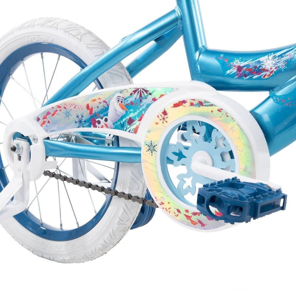 Clearance - Huffy Disney Frozen 2 16&&   quot; Bike- Blue, Woman's - Doorbuster Derby:£59[hoa5283ua]