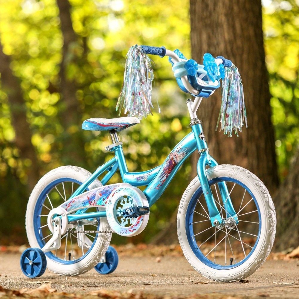 Huffy Disney Frozen 2 16&& quot; Bike- Blue, Female's