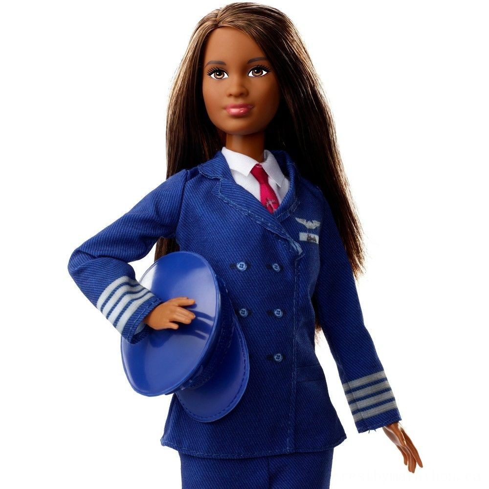 Barbie Careers 60th Anniversary Captain Toy